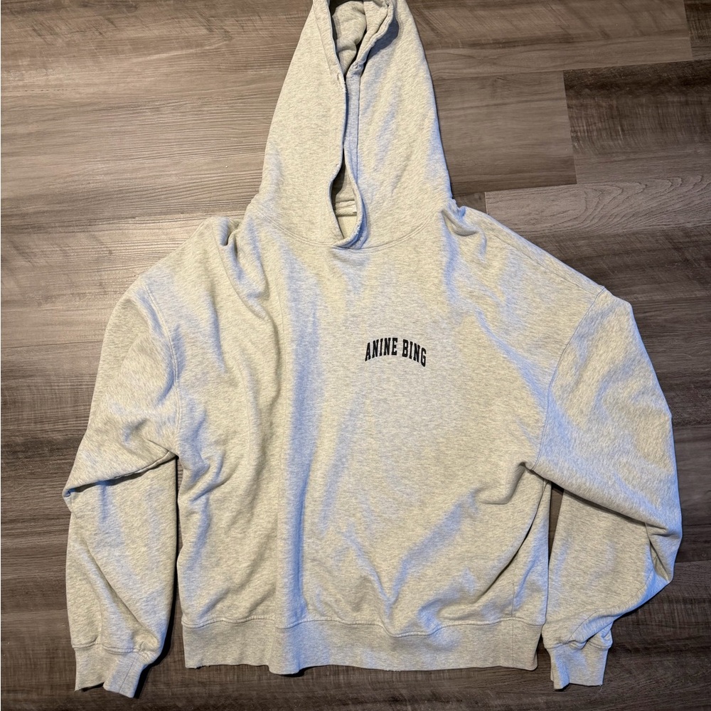 Anine Bing Light Gray hoodie